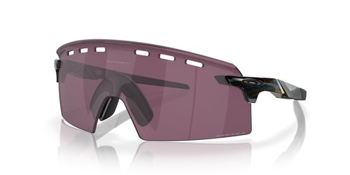 Oakley Men's OO9235 Encoder Strike Vented Rectangular Sunglasses, Dark Galaxy/Prizm Road Black, 39 mm