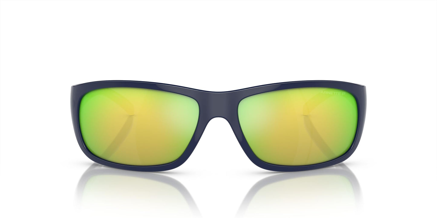 ARNETTE Sunglasses AN 4290 27541I Dark Blue/Grey Mirror Green Polar Policarbon