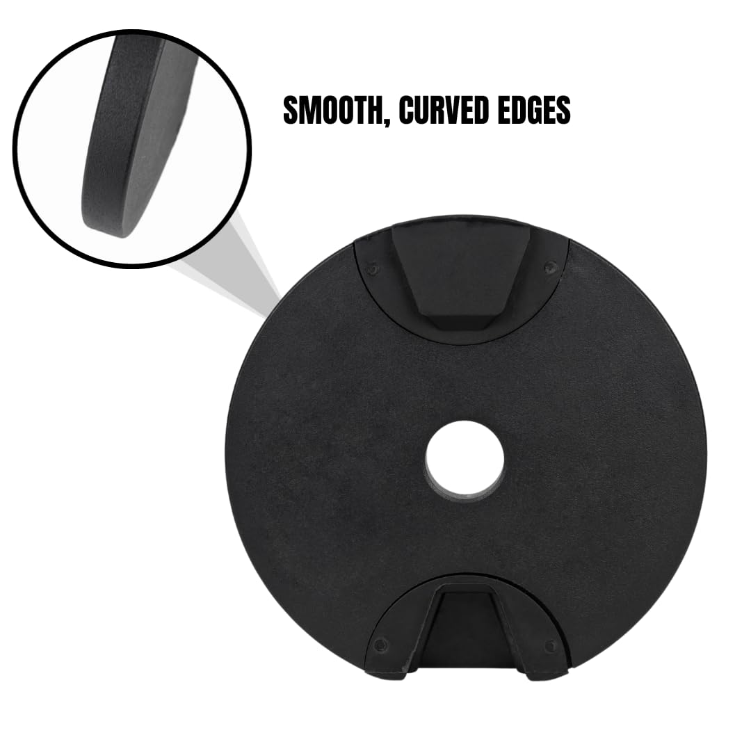 Adjustable Dumbbell (Single) by ROBURFLEX for Workout Strength Training Fitness Home Gym (BLACK - 80LB)