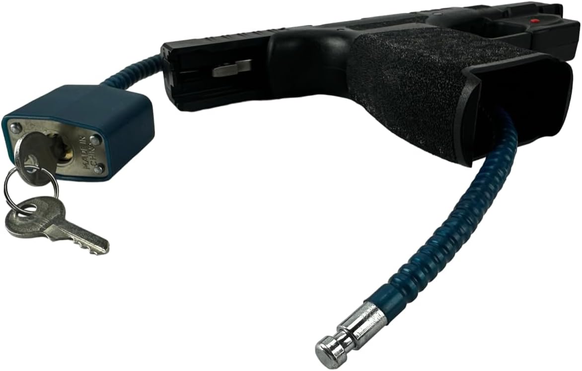 GUN Lock Trigger Cable Pistol Shotgun Rifle Child Safety Steel Cable Ca Approved