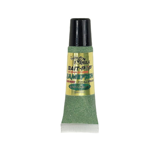 Bait-Pop Gamefish - Live Sonar Intensifier Scented Sparklscales .5oz Tube