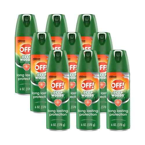 RaidOFF Off Deep Woods Insect Repellent 6oz (Pack of 9)