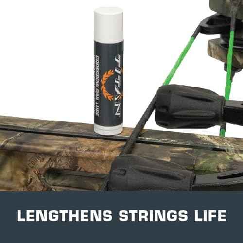 Titan Crossbow String Wax & Rail Lube Combo, 2-Pack, White - Made in America