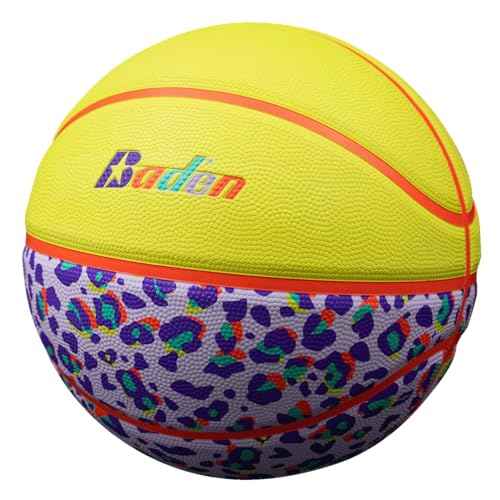 Baden | Legend Lifestyle Collection | Fun Design Outdoor Rubber Game Basketball | Youth & Adult Size 5,6,7