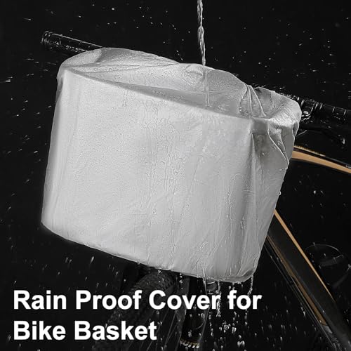 Detachable Bike Basket for Pets and Shopping - Black with Pocket