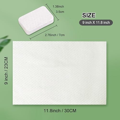 20 pcs Compressed Towels for Travel, HOMIOVE Portable Thick Disposable Compressed Face Washcloths, Large Camping Cotton Soft Reusable Compression Towels for Home Hotel Guests Salon Outdoor Activities