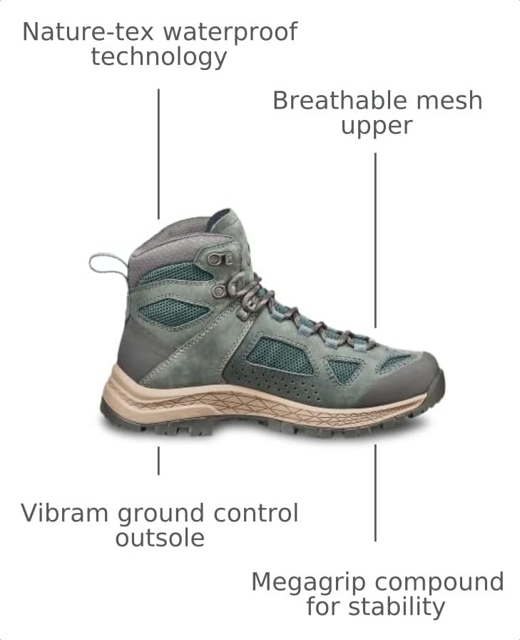 Vasque Women's Breeze Waterproof Hiking Boot - Blue, Size 12 - Trooper