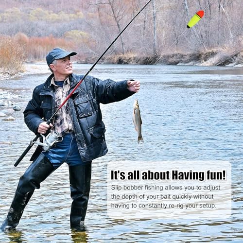 5 pcs EVA Foam Fishing Floats Slip Bobber Buoyancy Saltwater Freshwater
