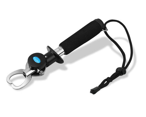 YCConcept Fish Gripper with Retractable Fish Measuring Tape Fish Lip Gripper with Scale for Fishing