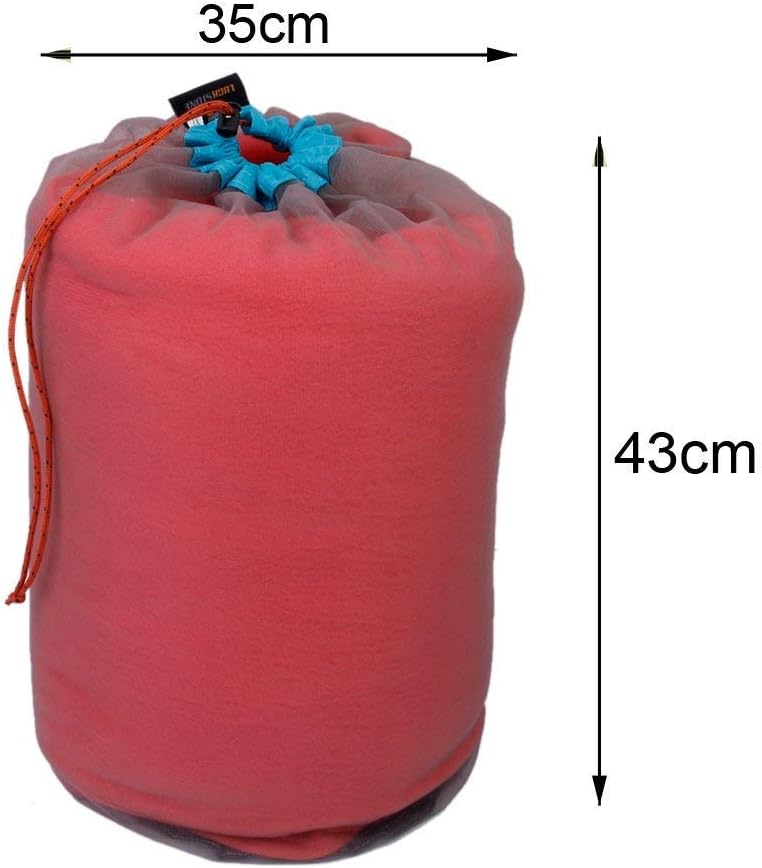 Ultra Light Stuff Sacks Nylon Mesh Drawstring Storage Bag S M L XL XXL for Camping Travel Hiking Outdoor Sports