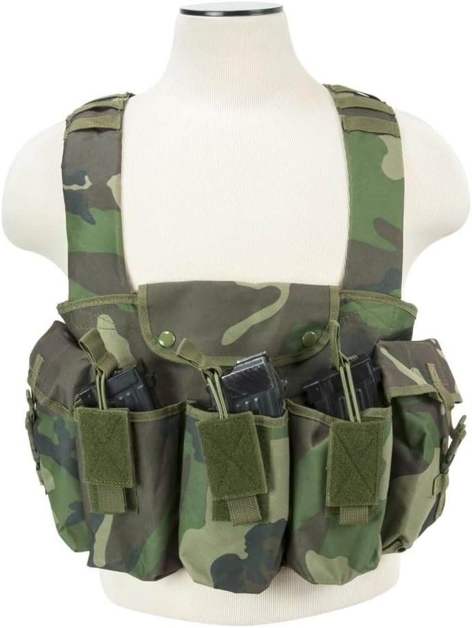 Nc Star Tactical Chest Rig - Adjustable, Lightweight, Multi-Pocket Design for Outdoor Gear