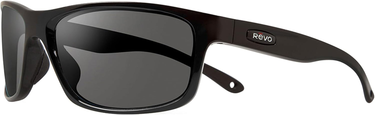 Polarized Rectangle Sport Wrap Sunglasses - Revo Harness for Ultimate Clarity