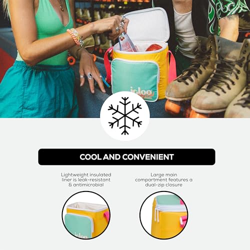 Igloo Lilac Breeze RETRO SQUARE LUNCH BAG