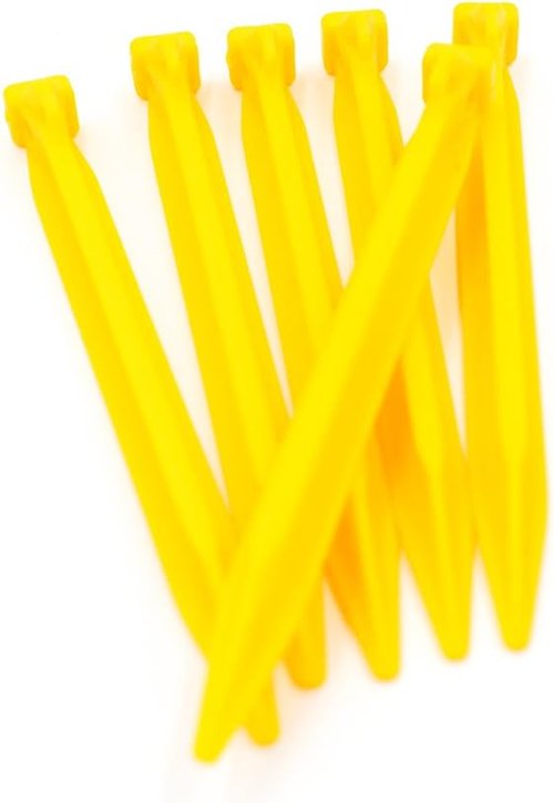 DiER 24x Durable Tent Pegs Plastic Spike Hook Awning Camping Caravan Tent Stakes Kit