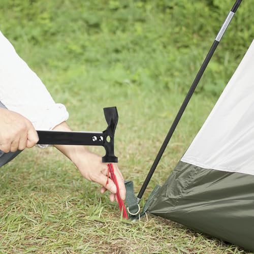 18+2 Pack Aluminum Tent Stakes - Red, Heavy Duty Y-Beam Ground Pegs for Camping