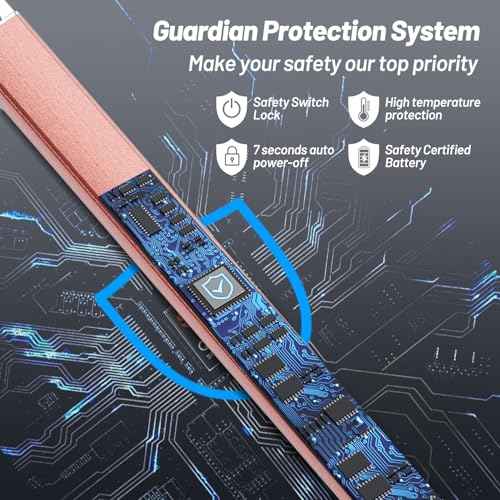Candle Lighter, Windproof Electric Lighter with Safety Lock, USB Type-C, Rechargeable Lighter with Led Display, lighters for Candle BBQ Camping Festivals (Rose Gold)