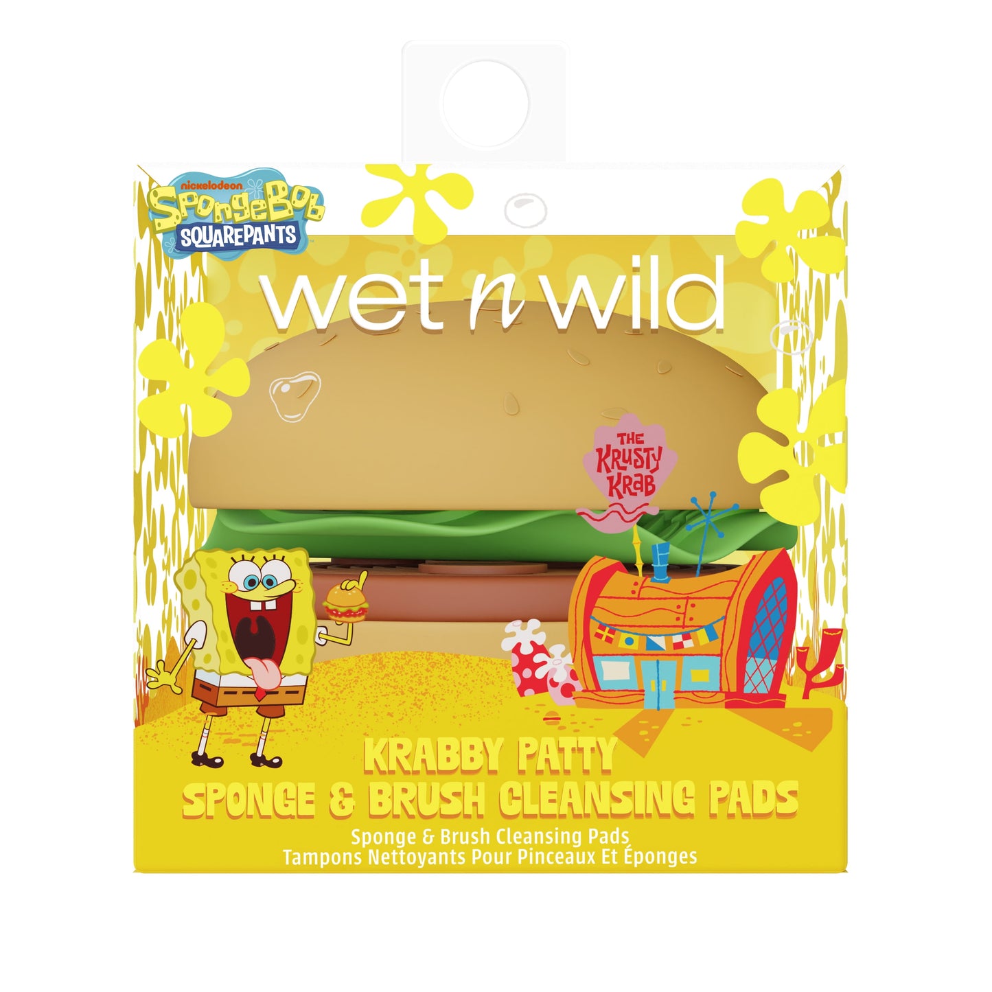 SpongeBob Krabby Patty Makeup Sponge & Brush Pads | Fun & Colorful Design