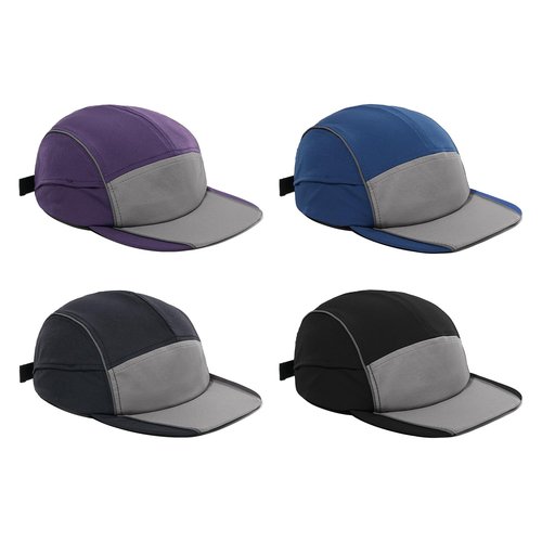 Croogo Soft Brim Baseball Cap Flat Bill Sports Trucker Hat Men Quick Dry Dad Hats Adjustable Sun Hat Golf Caps,Blue-ABC04