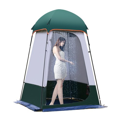 Camping Tent Shower Tent,Outdoor Changing with Built-in Hook,Holds 20 Liters of Water,63 * 63 * 95 Inch,210D Oxford Cloth Waterproof - Portable Toilet Shelter with Carrying Bag for Camping,Beach