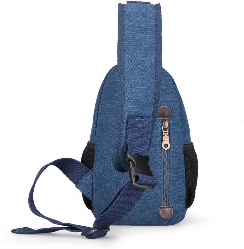 Sling Bag Pack Canvas Shoulder Sling Backpack Small Crossbody Chest Bag for ipad mini