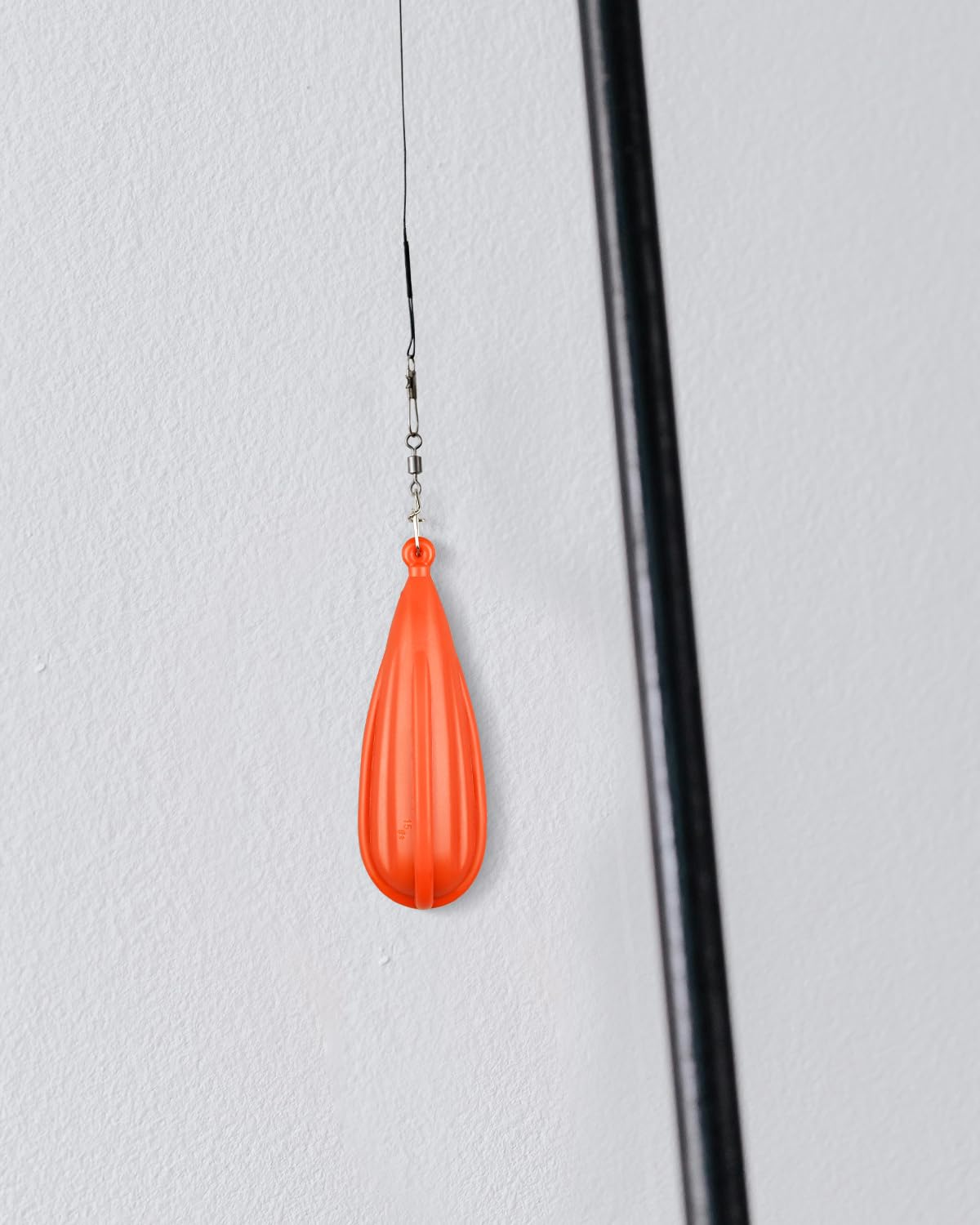 Abvsdu 6 PCS Fishing Practice Plugs - 6 Mixed Sizes Orange Bait Casting Practice Plug, Suitable for Children to Improve Throwing Skills (1/5 oz, 1/4 oz, 3/8 oz, 2/5 oz, 1/3 oz, 3/4 oz)