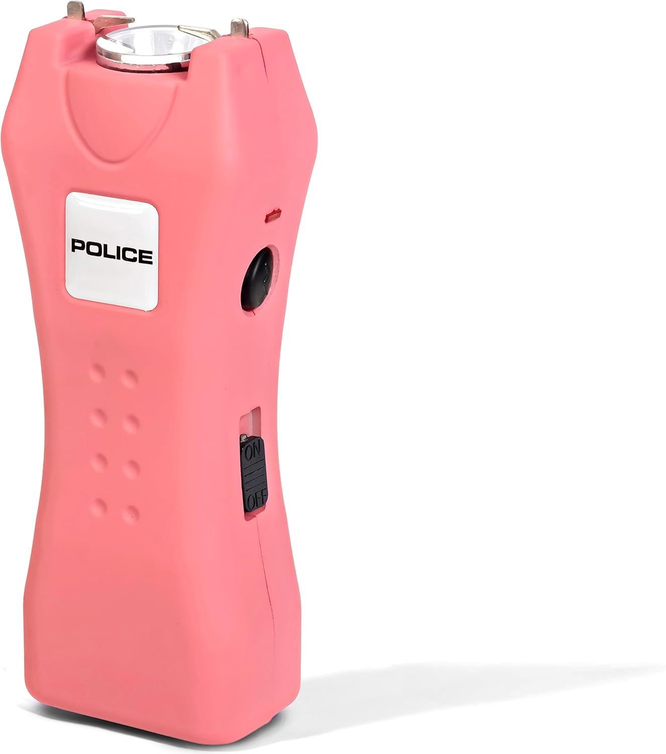 Police Stun Gun for Self Defense 618 – High Voltage Mini Rechargeable with LED Flashlight, Compact & Heavy Duty – Personal Security for Women - Pink