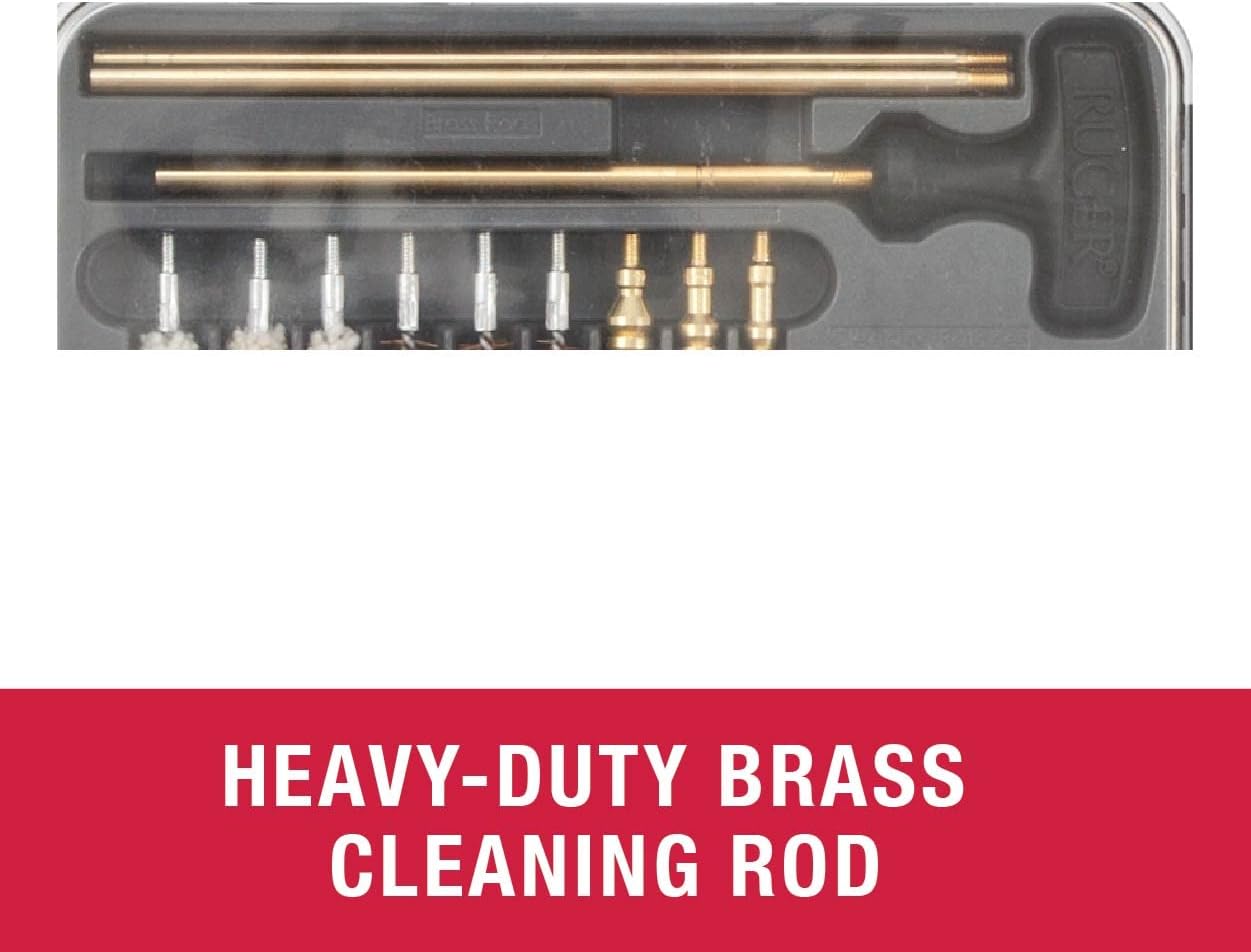 Allen Company Ruger Gun Cleaning Kit with Case – All-in-One Firearm Cleaning & Maintenance Kits for Handguns, Rifles & Shotguns – Basic & Enhanced Kits Available