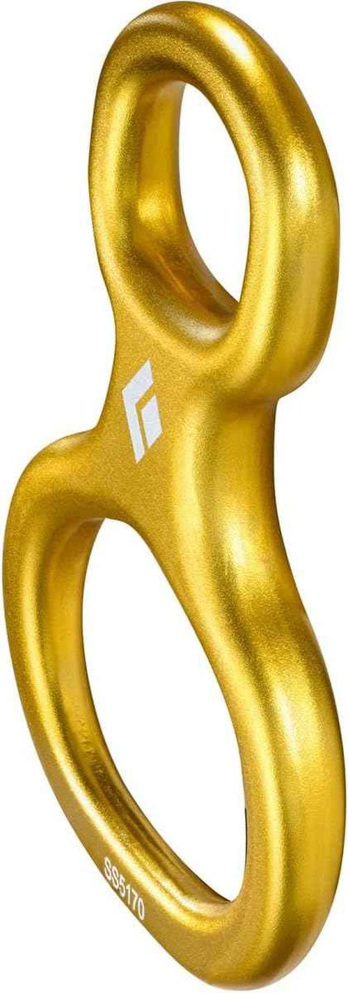 Black Diamond Super 8 Belay Rappel Device - Lightweight, Durable, Yellow
