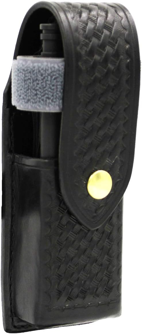 Aker Leather Products Tourniquet Pouch Aker Leather 525 Tourniquet Pouch, Basketweave, Black (Loop not included)