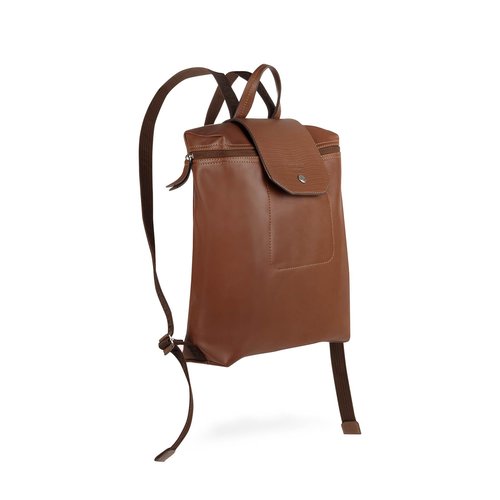 LONGVOYAGE Backpack - Backpack Peau | Brown Leather, Coffee, M