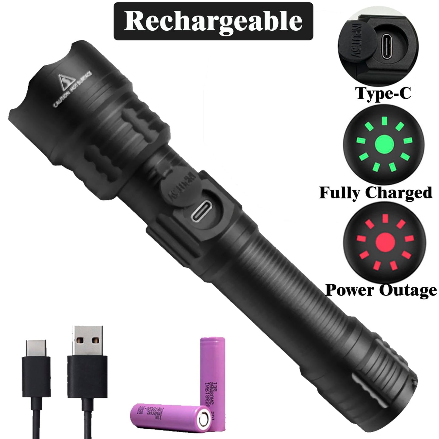 I0DO Green Light for Hunting Hog Green Flashlight,Red,Blue,White 4 in 1 Light for Coyote,Hog,Coon,Predator,Varmint,Sniper,Scope,Hunting Lights (Hog Green Light)