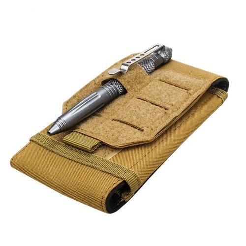 HOUSON Tactical Phone Bag, Molle Phone Case, Khaki