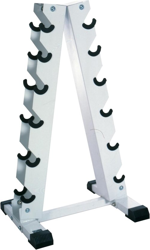 Heavy-Duty A-Frame Dumbbell Rack for Home Gym - CAP Barbell Storage Solution