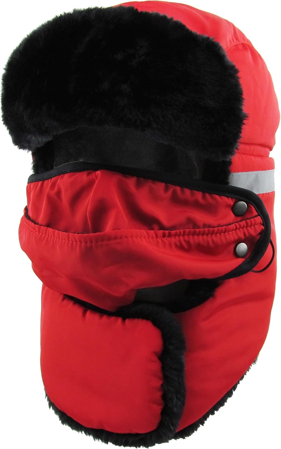 Hi Viz Trapper Warm Workwear Cold Windproof Winter Aviator Trooper Hunting Hat Ushanka Bike