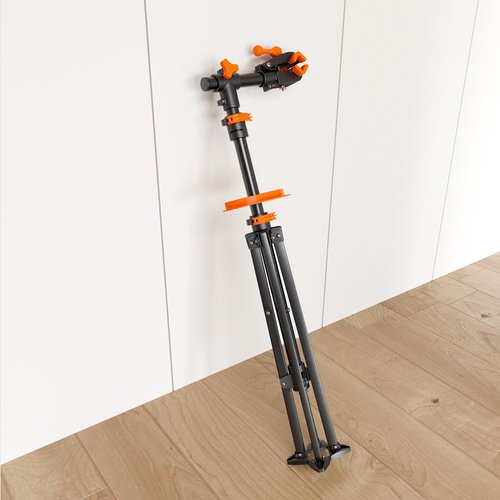 teraysun Bike Repair Stand (Max 66lbs/30kg) - Foldable Workstand with Magnetic Tool Tray (24.5x13cm), 360° Rotatable Head, GS Certified for 20-29" Mountain/Road Bikes
