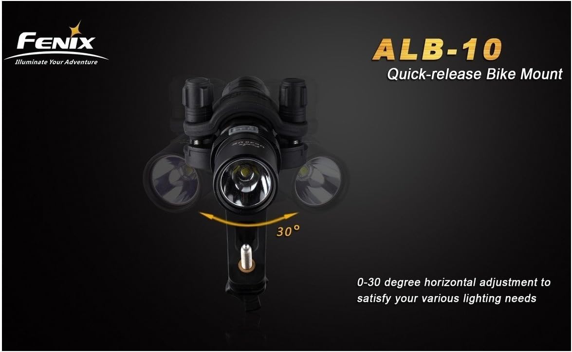 Fenix ALB-10 Quick-Release Bike Mount for Easy Attachment & Stability