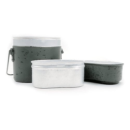 Military Mess Tin, Portable Mess Kit Plate Set Aluminium Alloy Military Lunch Box for Outdoor Camping Hiking Picnic BBQ Beach Camping Cookware Mess Kit Camp Pot Army Mess Kit Camping Pots Pans Set
