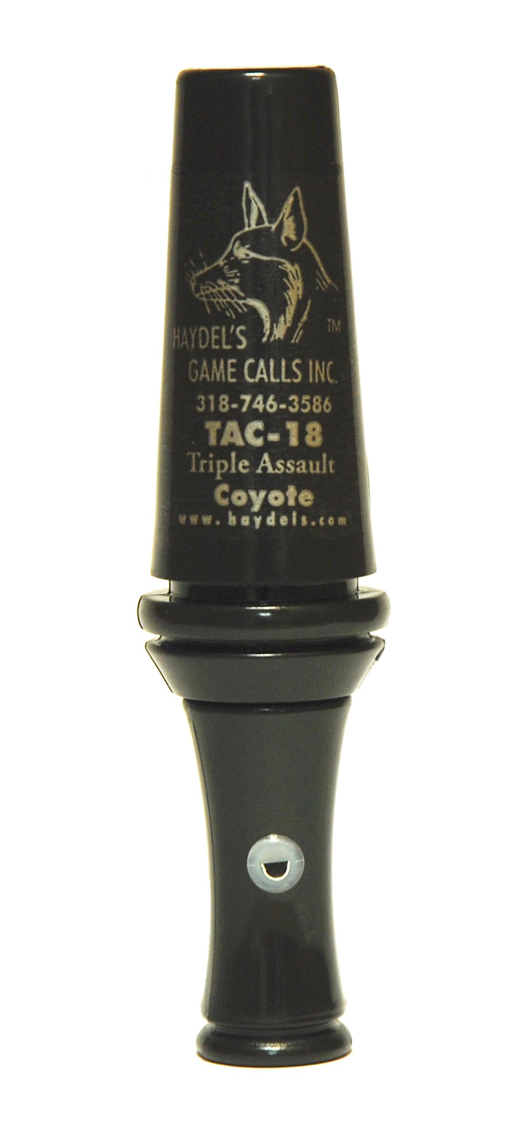 Haydel's Game Calls Inc. TAC-18 Triple Assault Coyote Call - Predator Call for Coyote Hunting