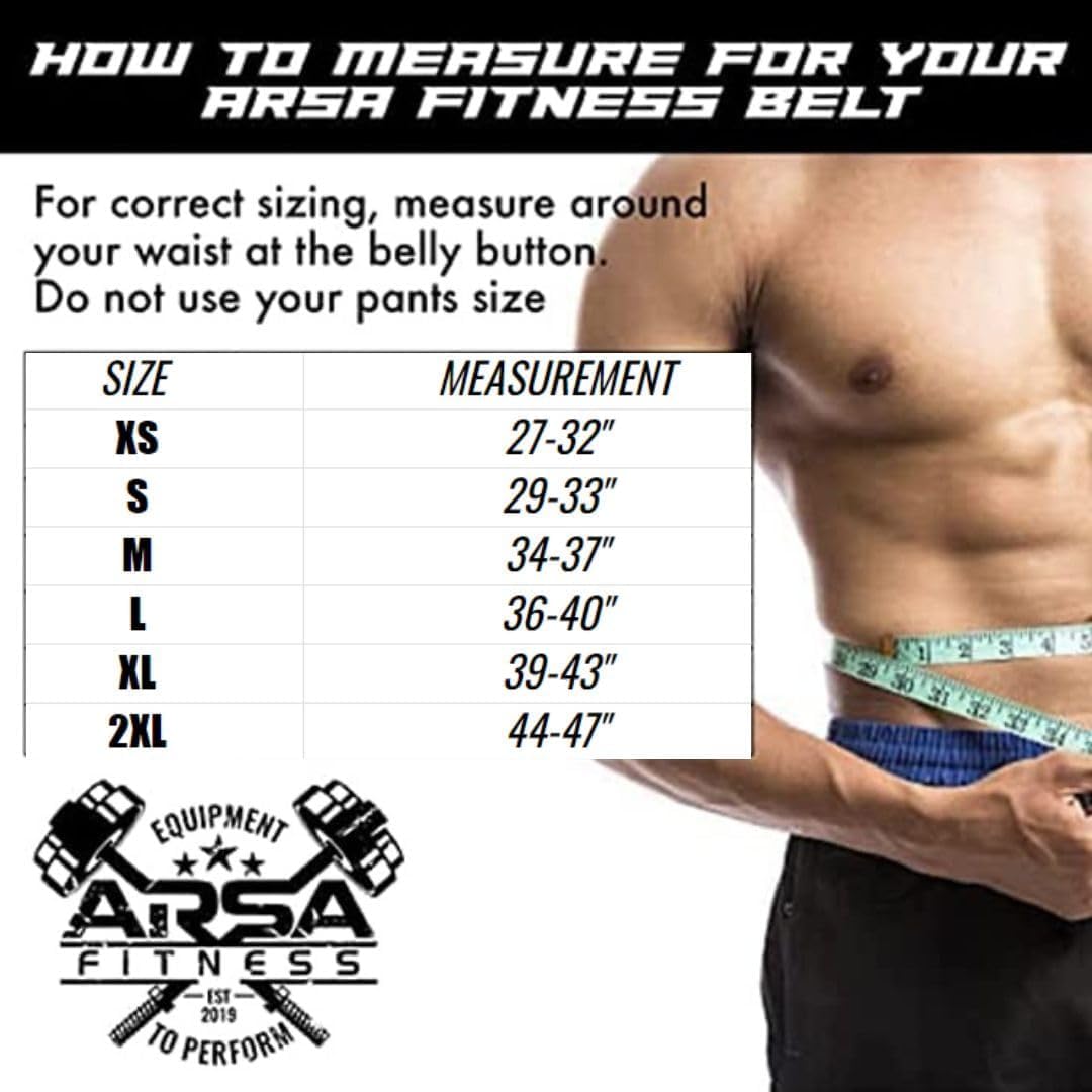 Arsa Fitness Weightlifting Adjustable Lever Belt for Men & Women Leather Weight Belt for Powerlifting Back Support Workout Deadlifts Squats 10MM Thickness 4" Width Royal Oak (X-SMALL)