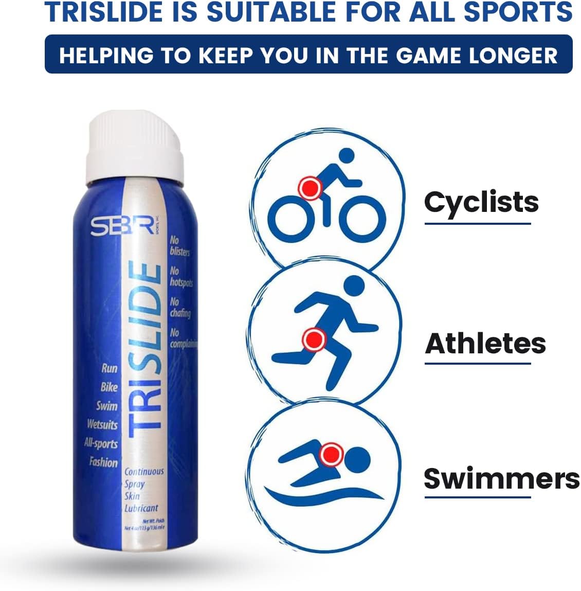 Anti-Chafe Continuous Spray Skin Lubricant Body Friction Protection | Prevents Blistering and Chafing | Providng Long-Lasting Comfort and Protection (Pack of 1)