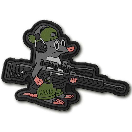 M-Tac Morale Patch - PVC 3D Funny Military Tactical Patch - Tactical Cool Army Meme Patches for Vest, Backpacks, Hats - Hook and Loop Patches (Mole)