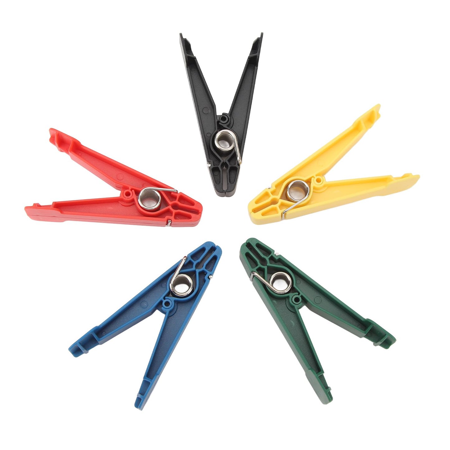 5PCS Pinch Clips, Different Strength Levels Graded Graded Pinch Pin Exerciser, Improved Grip Metal Springs for Hand Therapy