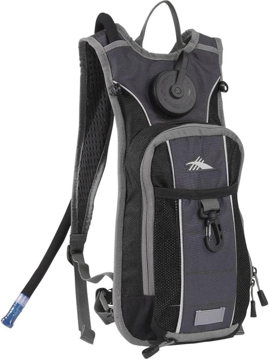 High Sierra Soaker Hydration Pack, Black, Graphite, 2L / 17.25 x 9 x 2-Inch