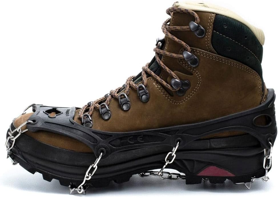 FreeSteps6 Crampon, Ice Cleat All-Purpose Traction System for Packed Snow & Ice Conditions