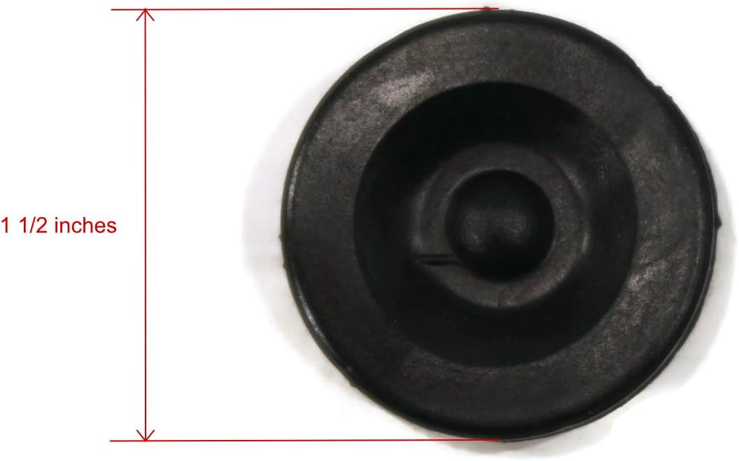 (Pack of 4) EZ Lube Rubber Grease Plugs / Hub Dust Caps for Models 85-1-4