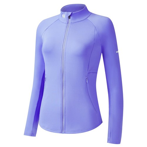 HOTSUIT Women’s Running Jacket Thermal Water Resistant Full Zip Cycling Jacket for Winter Reflective