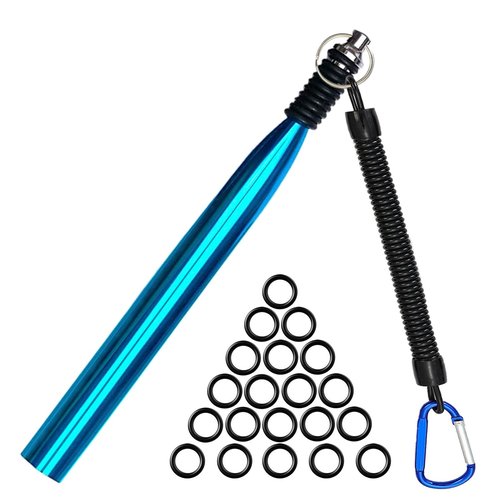 Wacky Rig Tool Wacky O-Rings for Wacky Rigging Soft Plastic Worms, Wacky Rigging Tool Fishing Bait Rigs, Wacky Worm Tool Silicone O Rings for Rubber Fishing Worms for Bass Fishing Wacky or Neko Rig