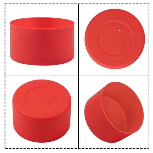 LOXICEN Silicone Boot for Stanley, Cup Boots Compatible with Stanley 40oz 30oz 20oz Tumbler, Cup Accessories Boot Red