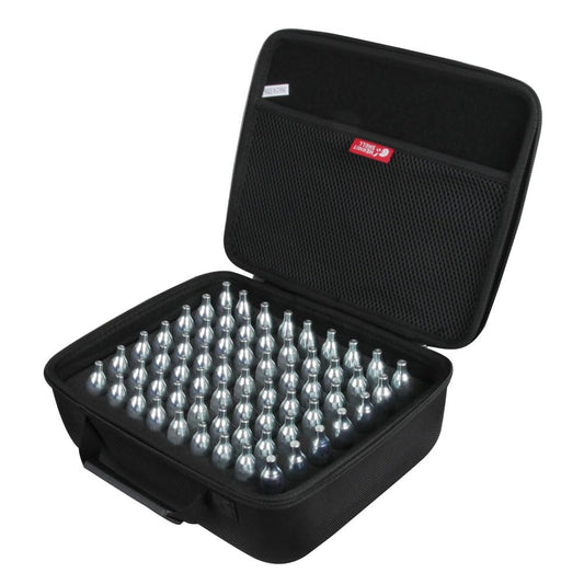 Hermitshell Hard Travel Case Fits Crosman/Umarexss/Blue Flag CO2 Cartridges12-Gram (Case for 63-Pack)