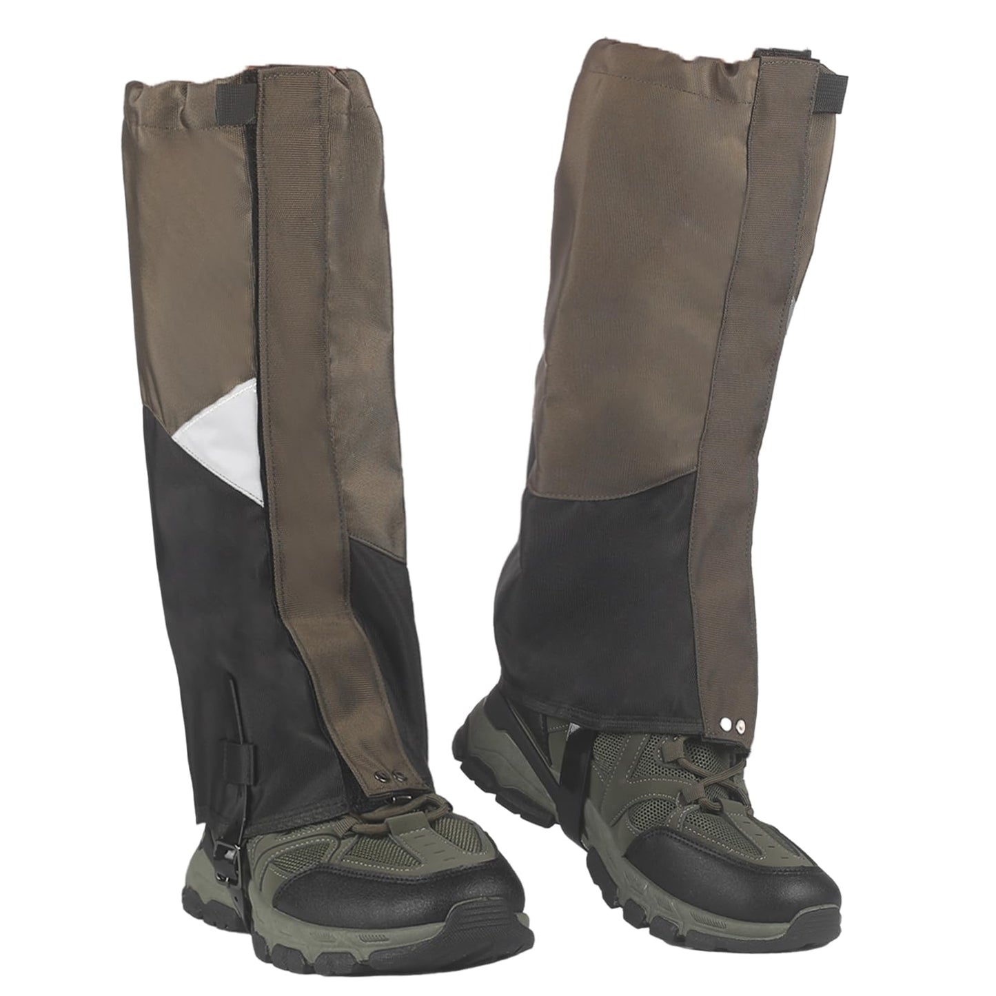 Gators for Hiking Boots and Shoes Waterproof 1000D Oxford Snow Boot Gaiters Lightweight Adjustable Men Women Leg Protection Covers Fit Hiking Hunting Mountain Climbing Skiing Snowshoeing Weed Eating